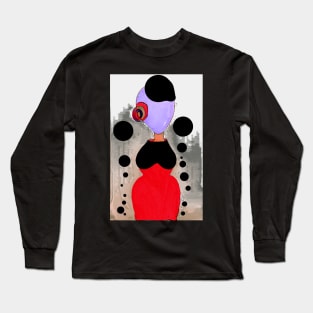 Perfume Botticelli with a Lavender Face Long Sleeve T-Shirt